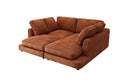 Designer lounge sofa Thalessa in Corduroy