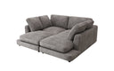 Designer lounge sofa Thalessa in Corduroy