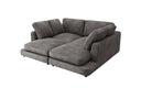 Designer lounge sofa Thalessa in Corduroy