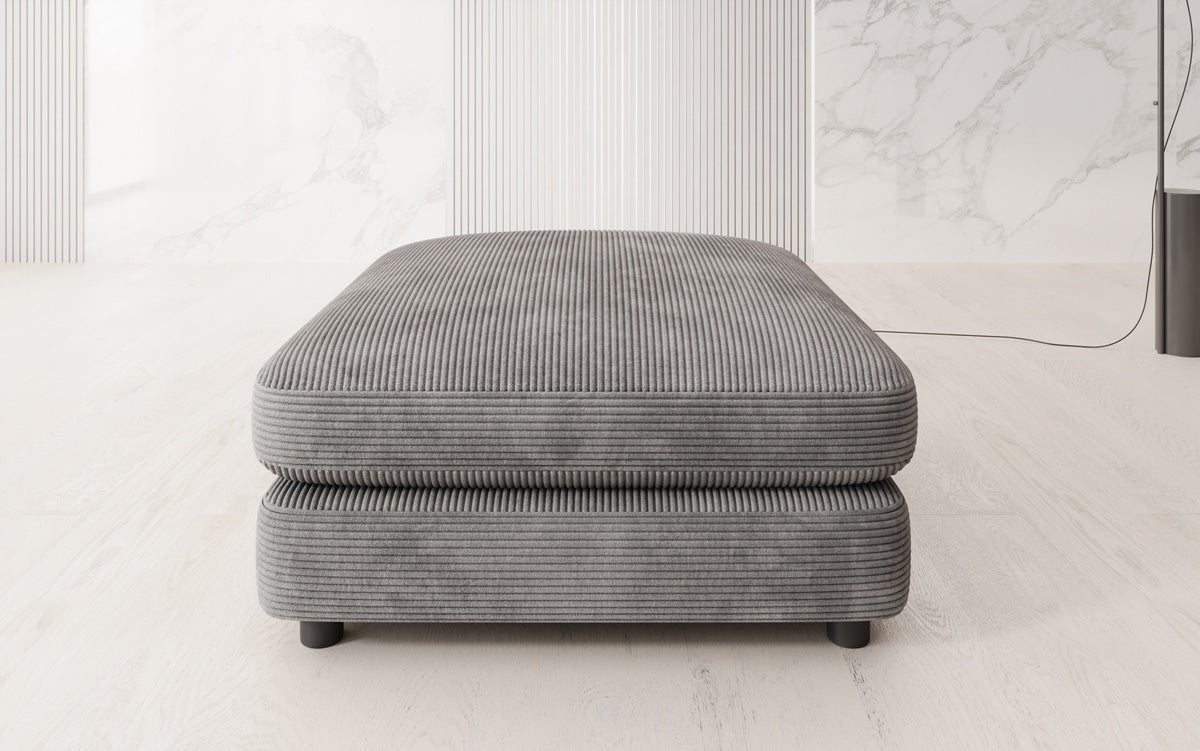 Side stool Thalessa in Corduroy 90x90cm