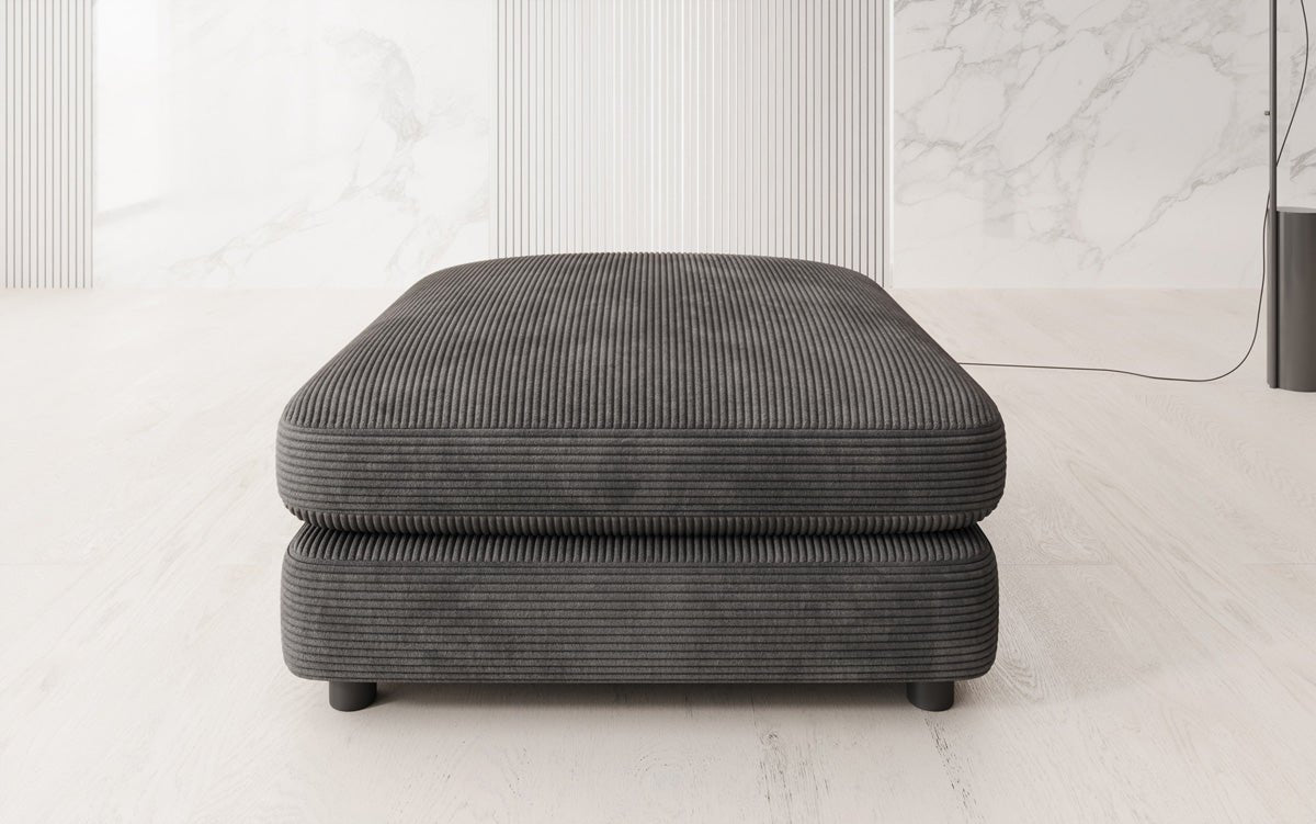 Side stool Thalessa in Corduroy 90x90cm