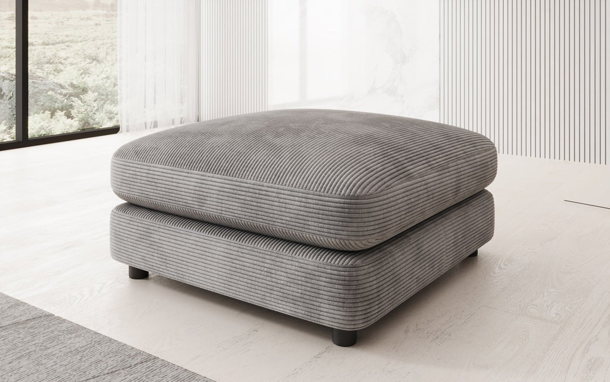 Side stool Thalessa in Corduroy 90x90cm