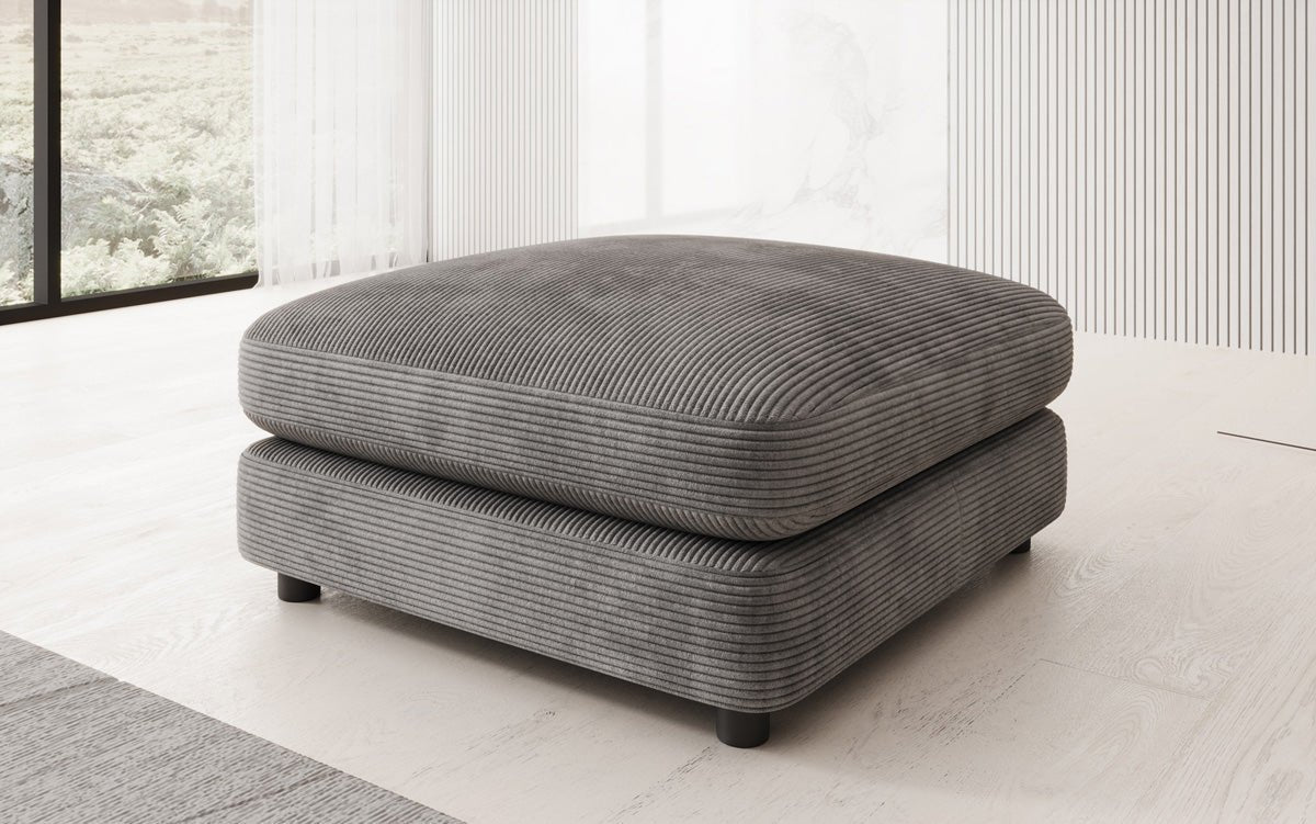 Side stool Thalessa in Corduroy 90x90cm