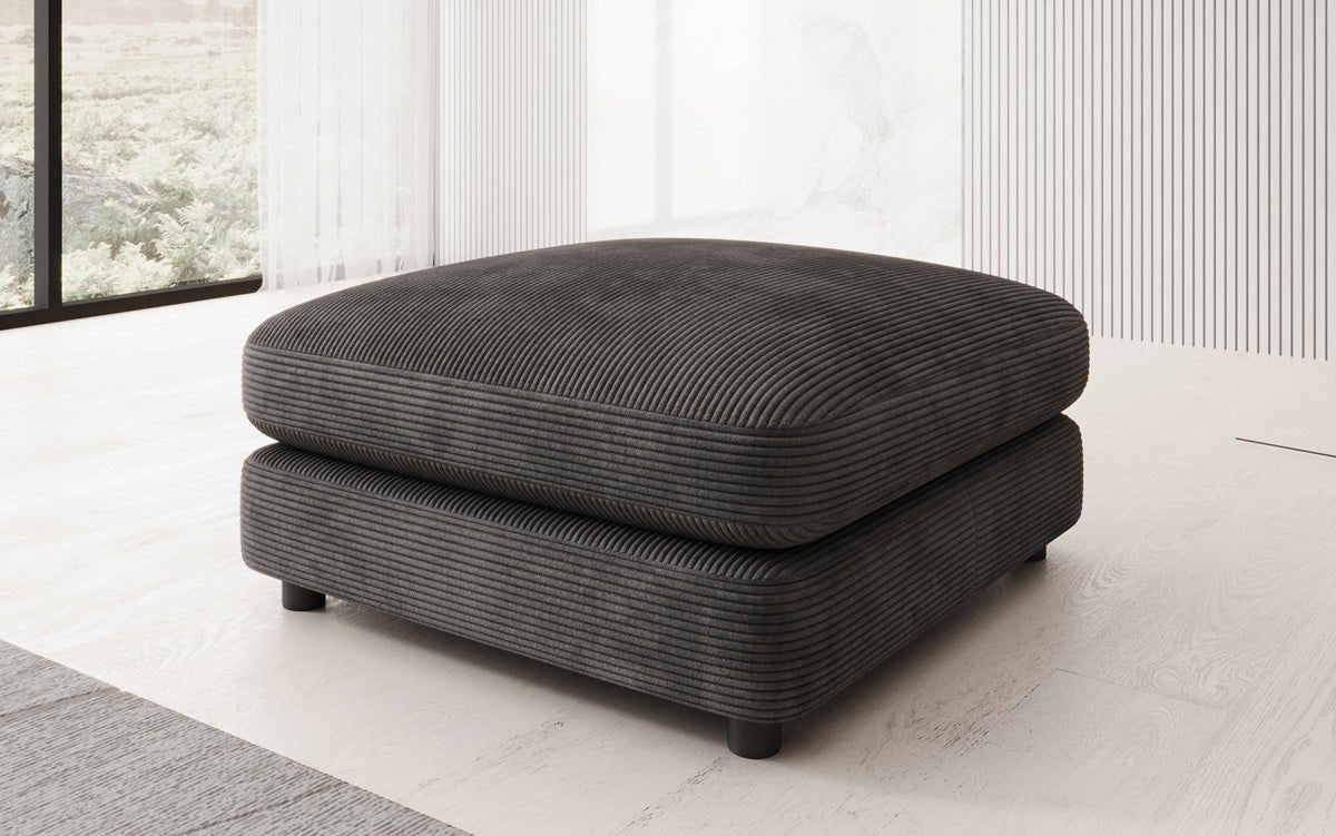 Side stool Thalessa in Corduroy 90x90cm
