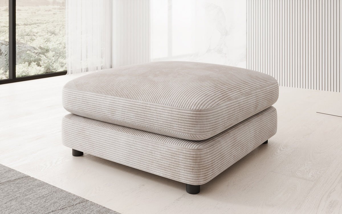Side stool Thalessa in Corduroy 90x90cm