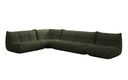 Designer Ecksofa Wohnlandschaft Calmo in Teddy Bouclé