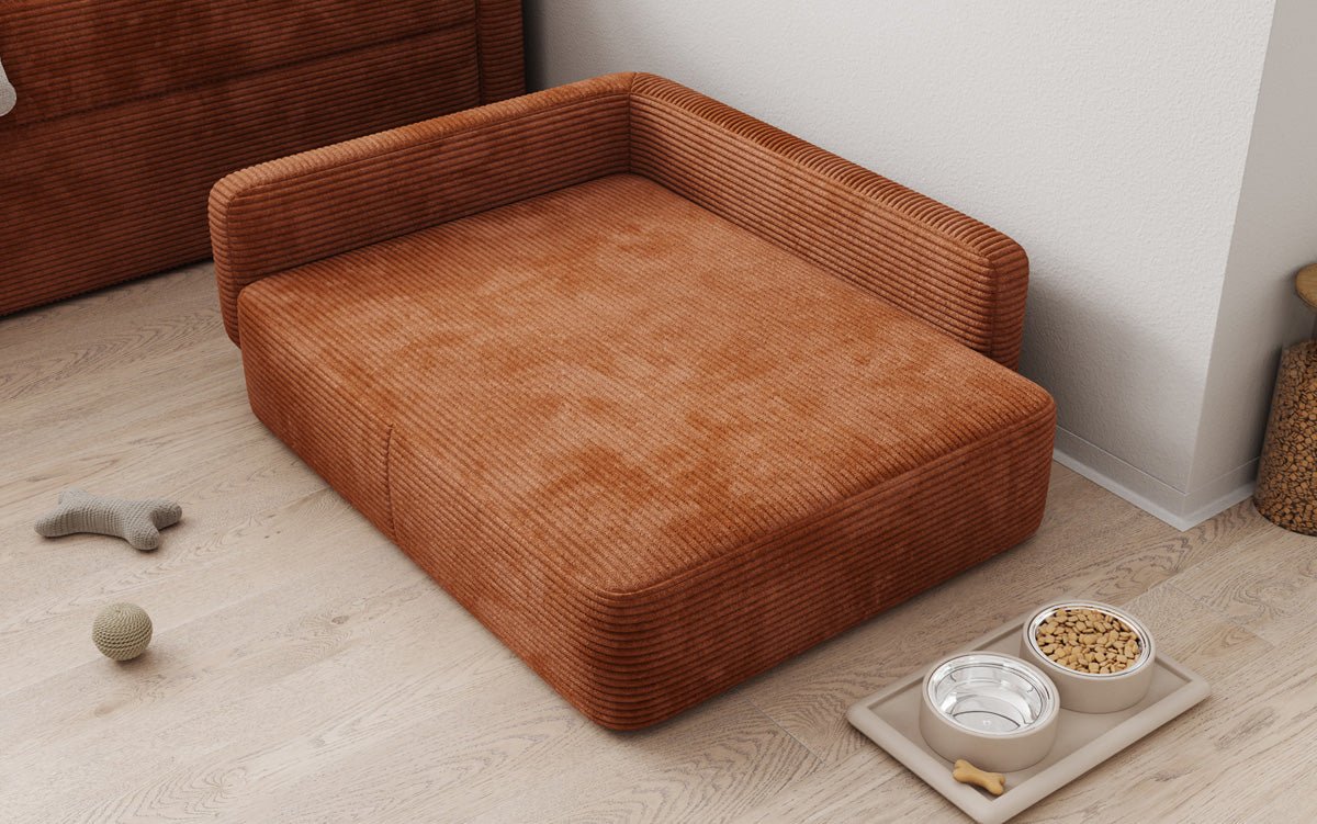 Dog bed BelloCouch 80 × 100 cm in Corduroy