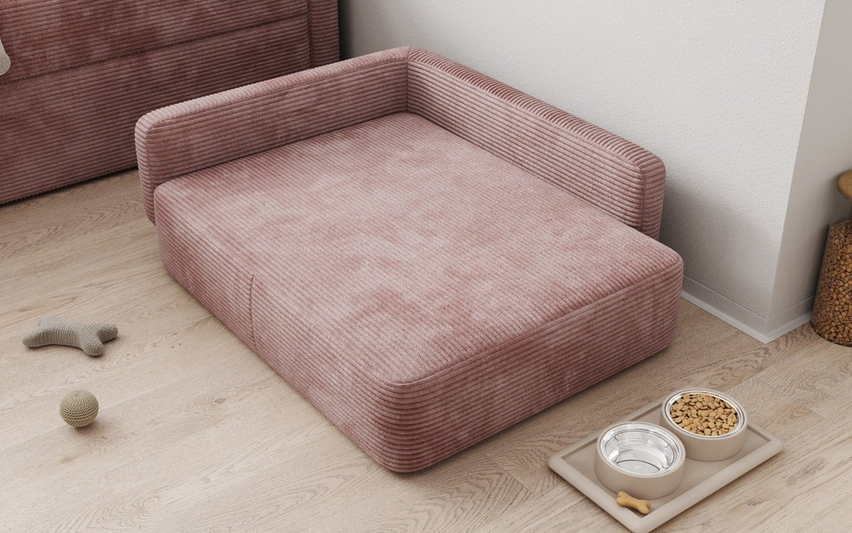Dog bed BelloCouch 80 × 100 cm in Corduroy