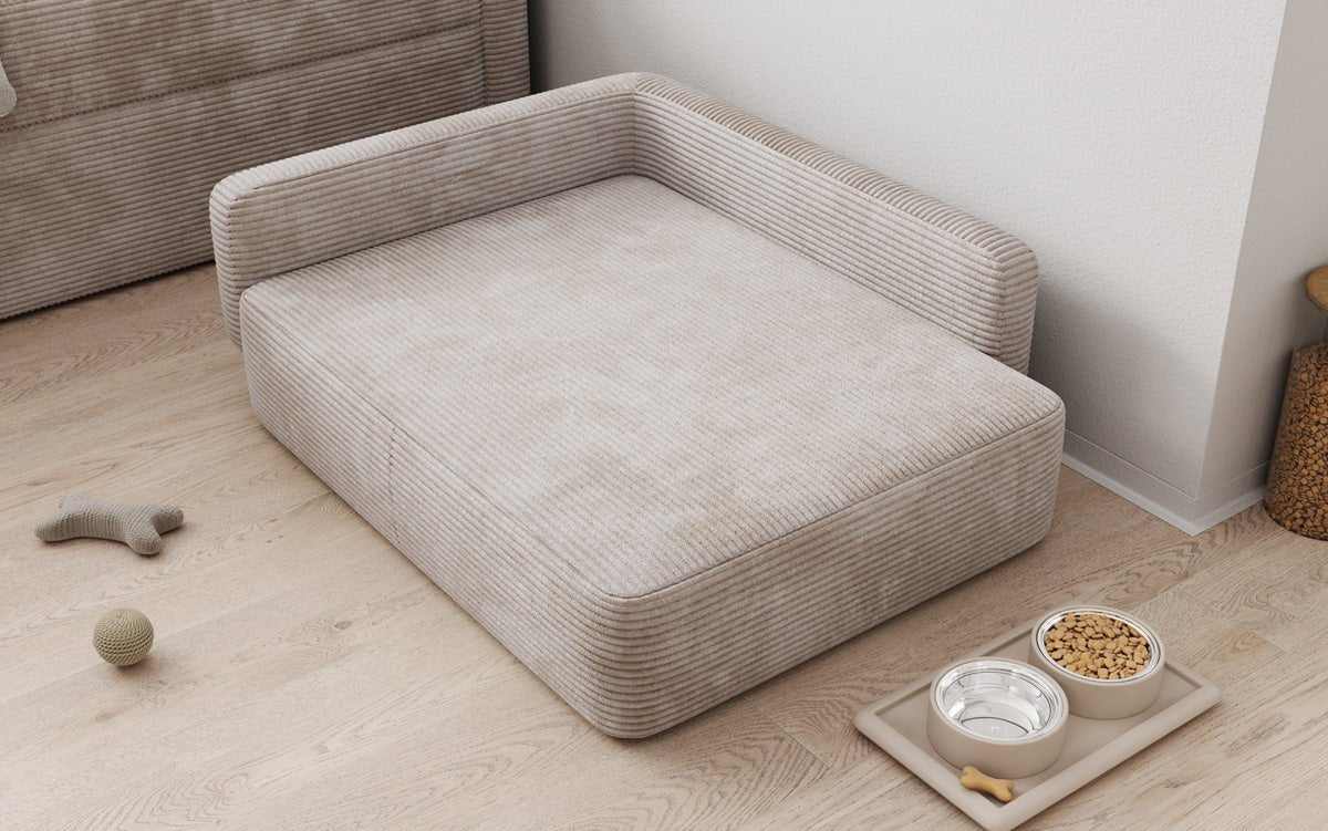 Dog bed BelloCouch 80 × 100 cm in Corduroy