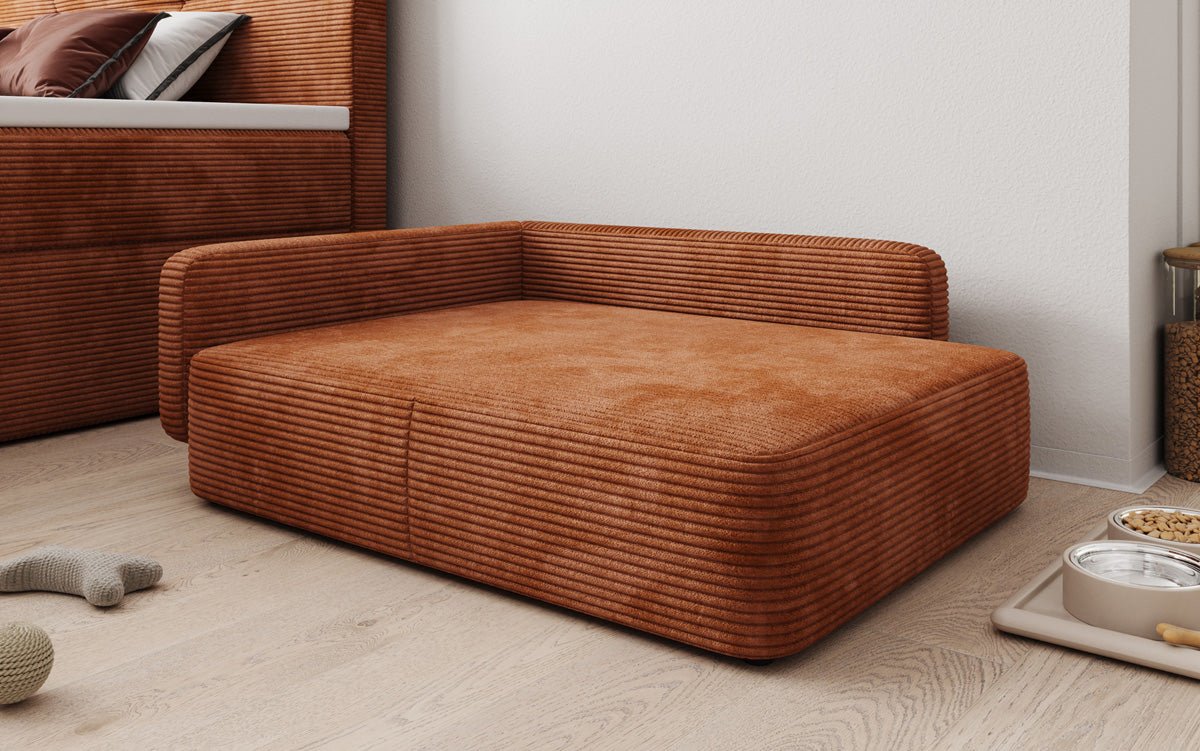 Dog bed BelloCouch 80 × 100 cm in Corduroy
