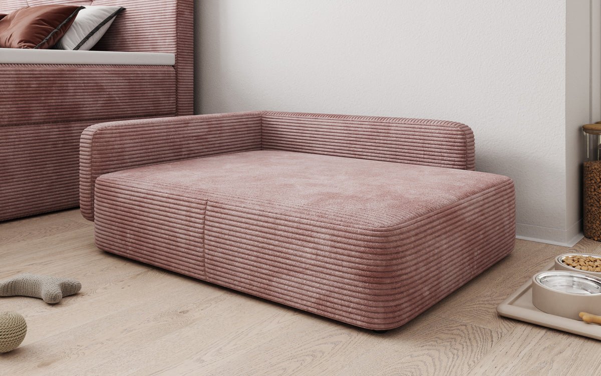 Dog bed BelloCouch 80 × 100 cm in Corduroy