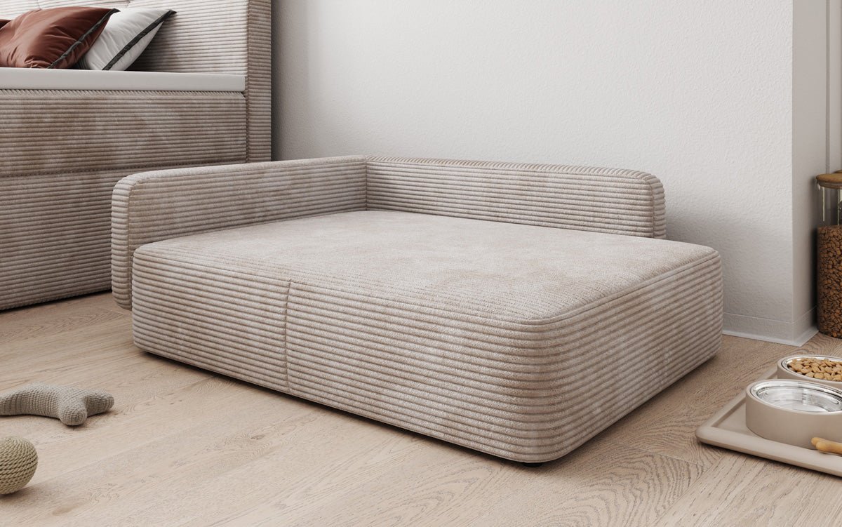 Dog bed BelloCouch 80 × 100 cm in Corduroy