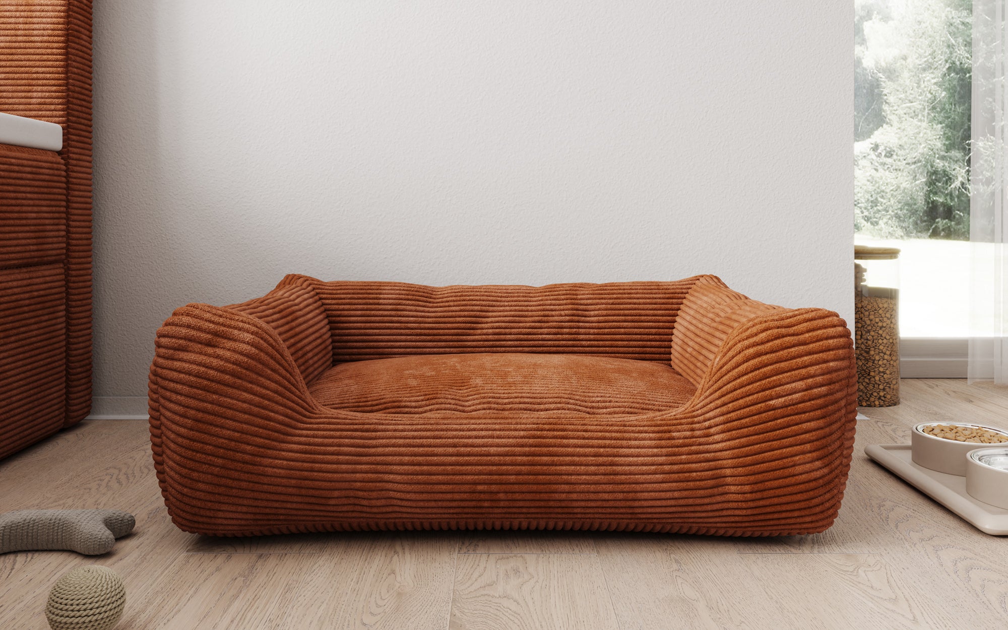 Dog bed Cosmo 60 × 80 cm in Corduroy