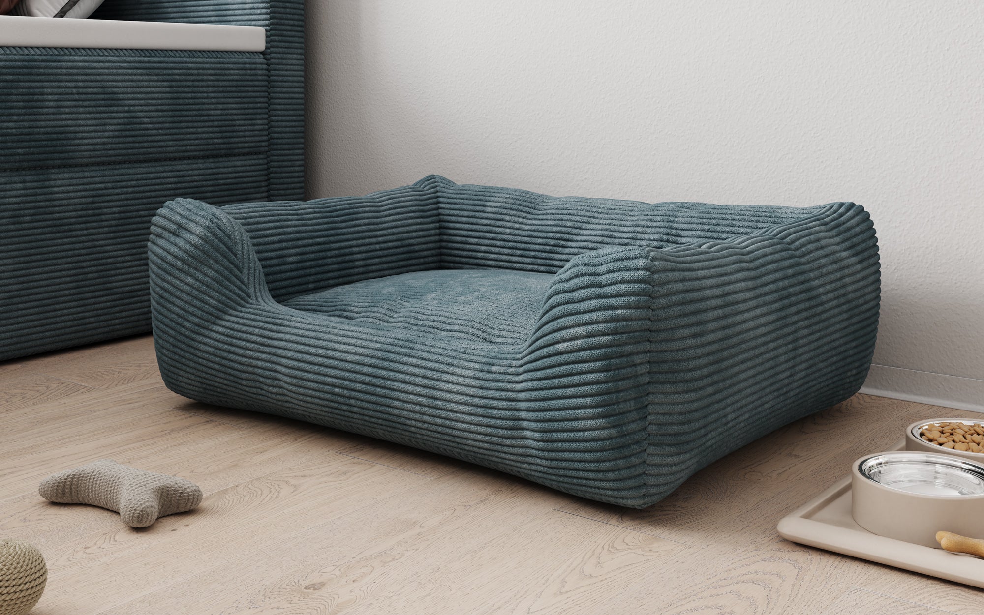 Dog bed Cosmo 60 × 80 cm in Corduroy