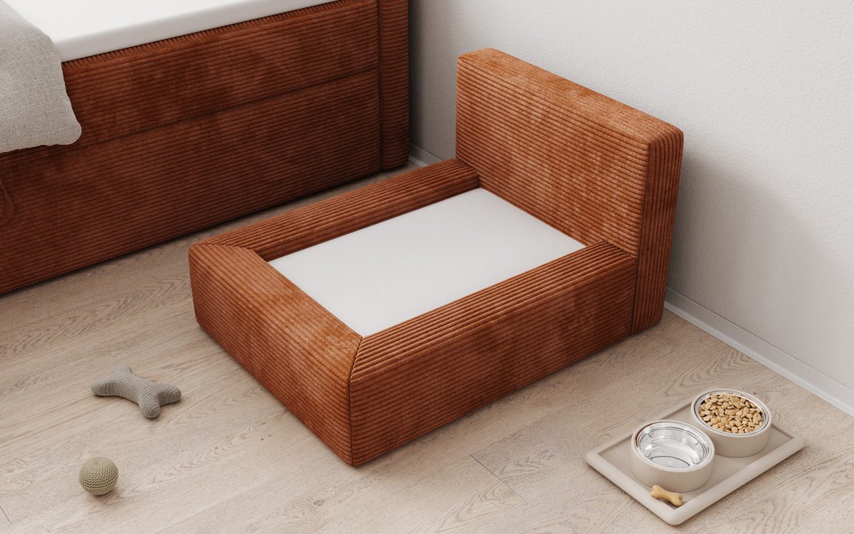 Dog bed LupoLounge 80 × 60 cm in Corduroy