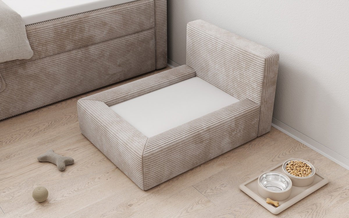 Dog bed LupoLounge 80 × 60 cm in Corduroy