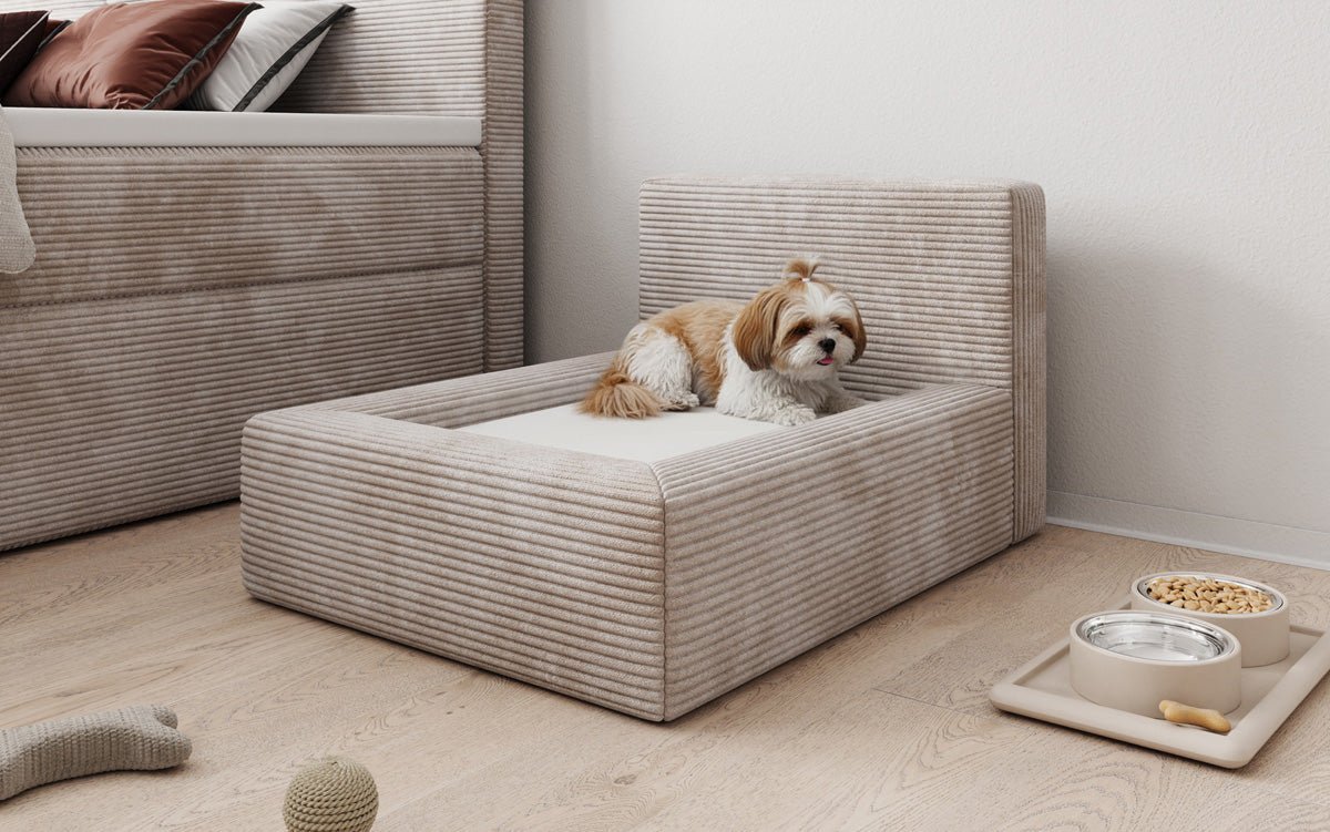 Dog bed LupoLounge 80 × 60 cm in Corduroy