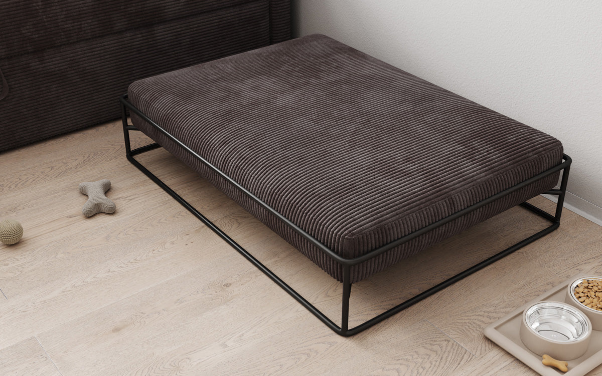 Dog bed Lumo 80 × 100 cm in Corduroy