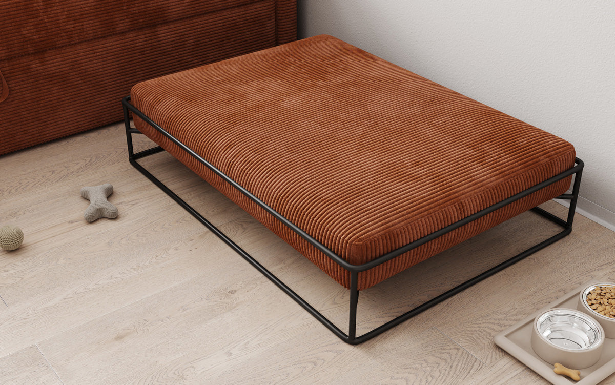 Dog bed Lumo 80 × 100 cm in Corduroy