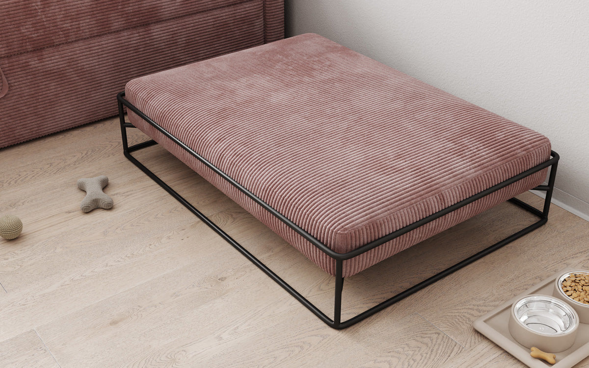 Dog bed Lumo 80 × 100 cm in Corduroy
