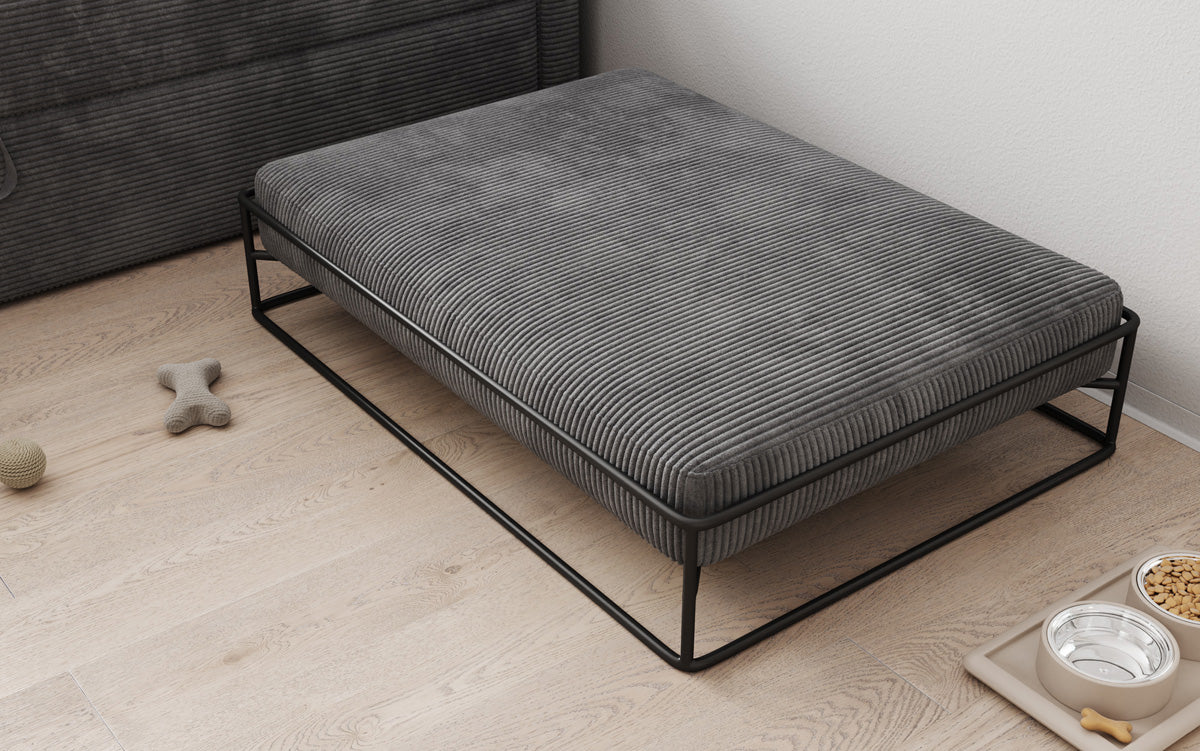 Dog bed Lumo 80 × 100 cm in Corduroy