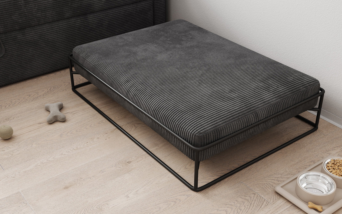 Dog bed Lumo 80 × 100 cm in Corduroy