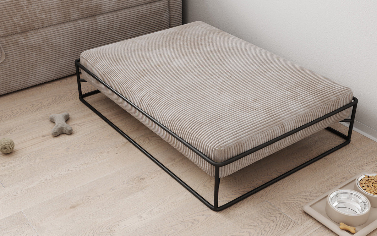 Dog bed Lumo 80 × 100 cm in Corduroy