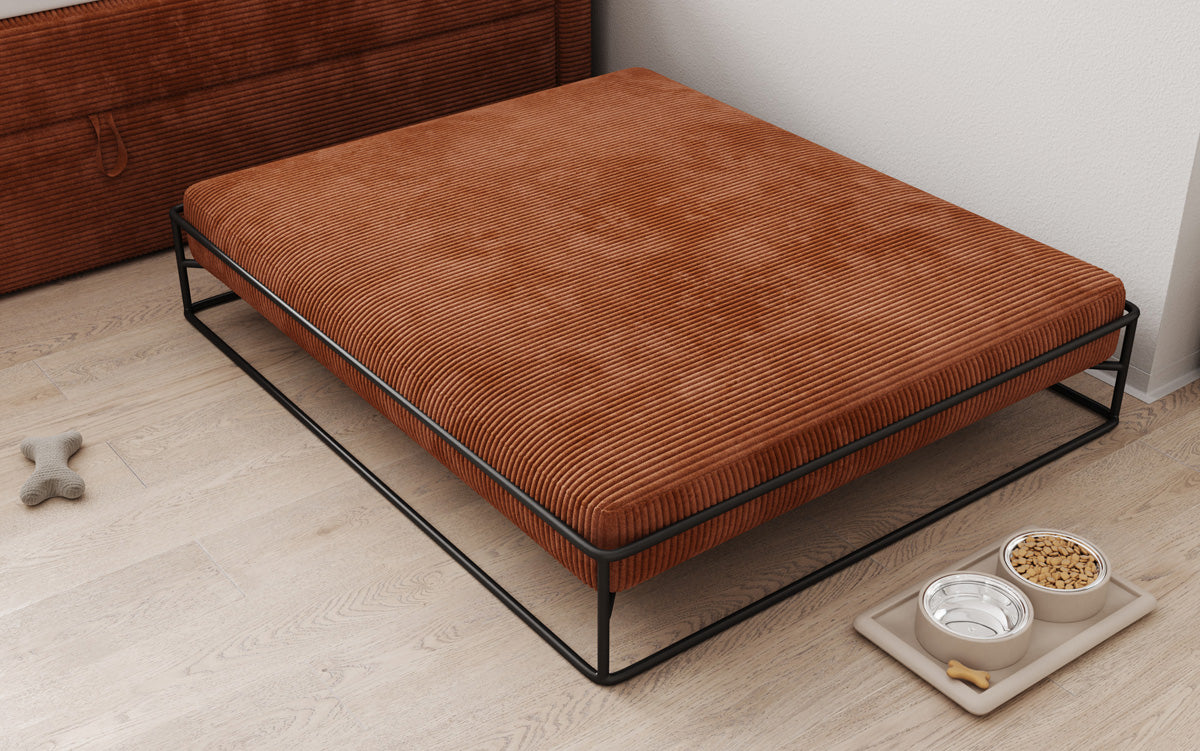 Dog bed Lumo 100x120 cm in Corduroy