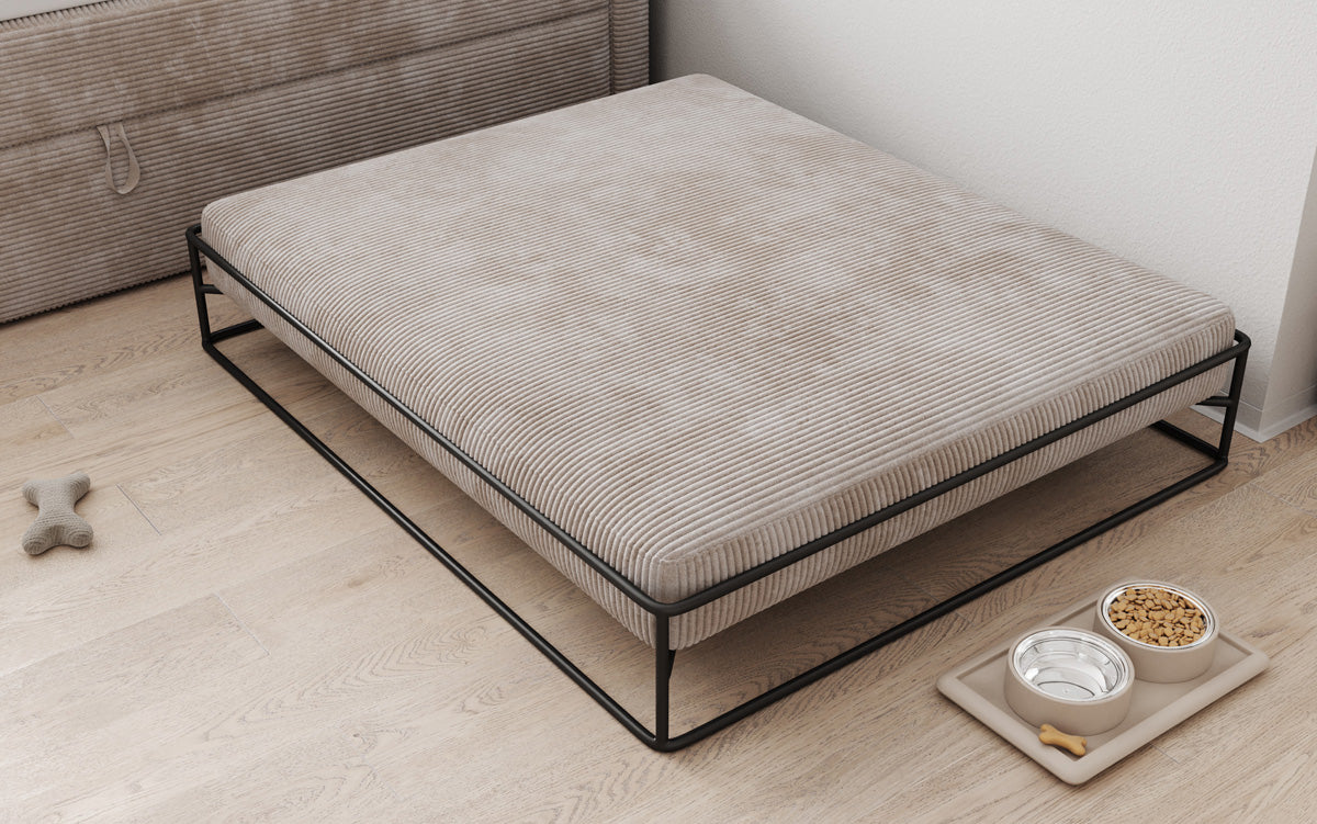 Dog bed Lumo 100x120 cm in Corduroy