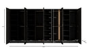 Moduro Rivon – Modular Designer Wardrobe with Ribbed Glass Front and Structural Panels