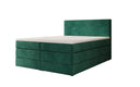 Box spring bed Noren with storage in velvet