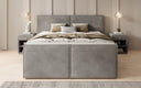Box spring bed Ophelia II with drawers in velvet
