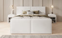 Box spring bed Ophelia II with drawers in velvet