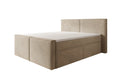 Box spring bed Ophelia II with drawers in velvet