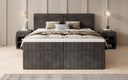 Box spring bed Ophelia with drawers in Corduroy