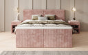 Box spring bed Ophelia with drawers in Corduroy