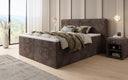 Box spring bed Ophelia with drawers in Corduroy