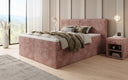 Box spring bed Ophelia with drawers in Corduroy