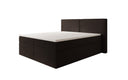 Box spring bed Ophelia with drawers in teddy bouclé