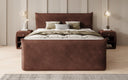 Box spring bed Liana II with lift-up storage in velvet