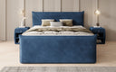 Box spring bed Liana II with lift-up storage in velvet