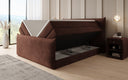 Box spring bed Liana II with lift-up storage in velvet