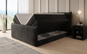 Box spring bed Liana II with lift-up storage in velvet