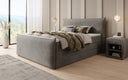 Box spring bed Liana II with lift-up storage in velvet