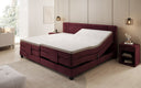 Family Box Spring Bed Noela 220/240x200 electrically adjustable in velvet