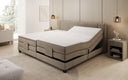 Family Box Spring Bed Noela 220/240x200 electrically adjustable in velvet