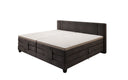 Family Box Spring Bed Noela 220/240x200 electrically adjustable in velvet