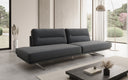 Designer Sofa Torino 3 Sitzer Open in Bouclé