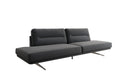Designer Sofa Torino 3 Sitzer Open in Bouclé