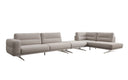 Designer corner sofa Torino Maxi in bouclé